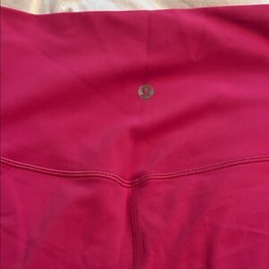 lululemon athletica Bright Pink High-Rise Leggings